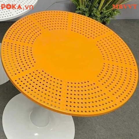 Mặt bàn nhựa đúc lỗ D60cm MBND60