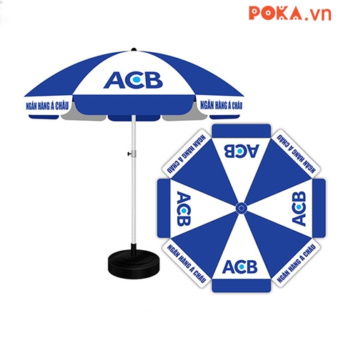 Ô dù quảng cáo ngân hàng ACB