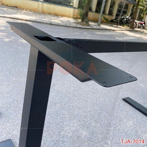 Chân bàn TJA chân cố định không nâng hạ theo mẫu công thái học
