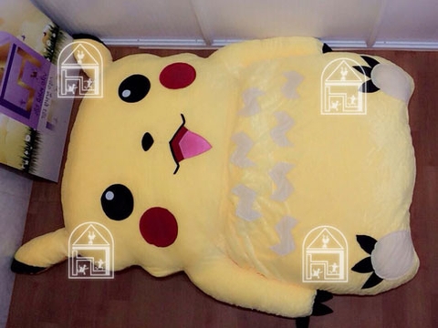 Nệm bông hình thú  Pikachu