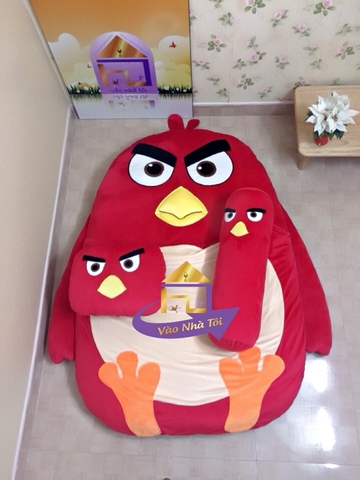 Nệm Bông Hình thú Angry Bird Action