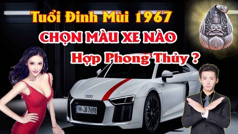 Chọn màu xe ô tô hợp tuổi đinh mùi mang lại may mắn tránh tai nạn cho lái xe theo phong thủy