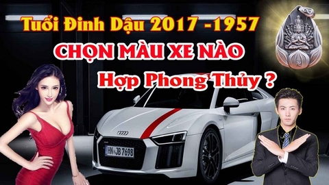 Chọn màu xe ô tô hợp tuổi đinh dậu mang lại may mắn tránh tai nạn cho lái xe theo phong thủy