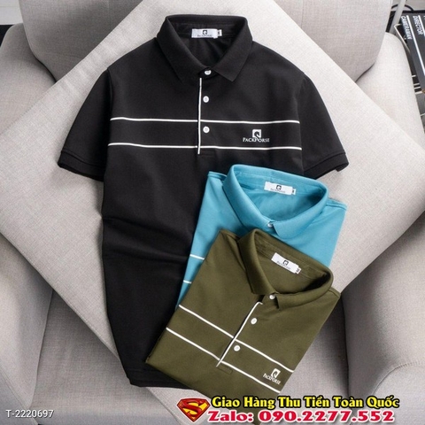 Áo Thun Cổ Bẻ Thiết Kế Cao Cấp Polo Pack Men