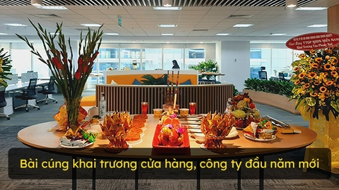 Bài cúng khai trương cửa hàng, công ty đầu năm mới