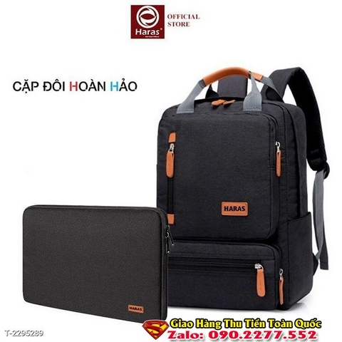 Combo Balo Laptop Và Túi Chống Sốc Laptop Hr262tc001 - Haras