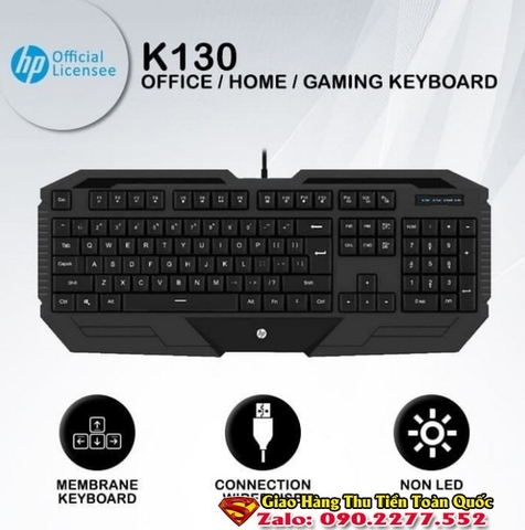 Bàn phím Gamming có dây hãng HP k130