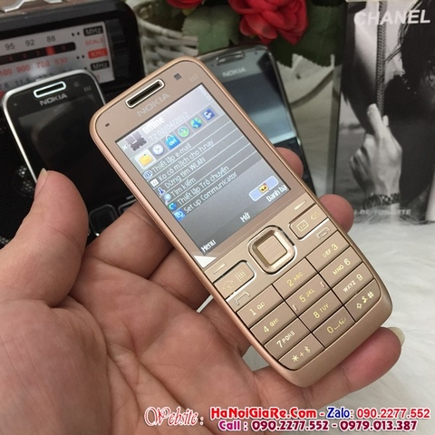 Điện Thoại Cũ Giá Rẻ Nokia E52 Màu Gold Chính Hãng