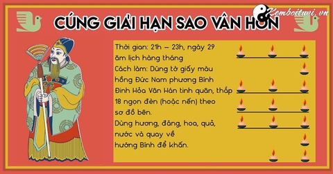 Cách cúng sao Vân Hớn