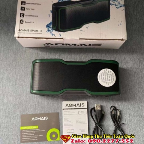 Loa Bluetooth Aomais sport II+ ,chống nước ( hàng Amazon Mỹ )