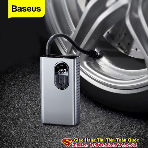Máy bơm lốp xe hơi Baseus Energy Source Inflator Wireless Intelligent Air Pump (Pin sạc 2500 mAh, th