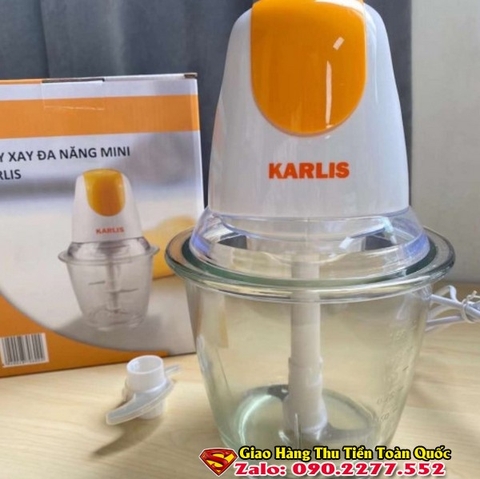 Máy xay đa năng KARLIS 1.5 Lít ( cối thuỷ tinh )