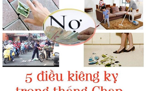 Những điều kiêng kỵ trong tháng Chạp cần tránh