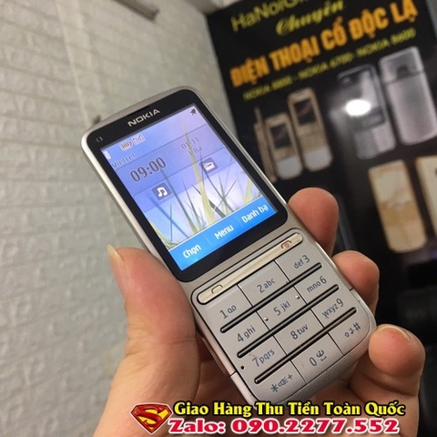 Điện Thoại Nokia c3-01 Màu Xám  Điện Thoại Nắp Gập Cũ Zin Hàng Sửu Tầm