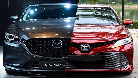 So sanh xe ô tô Mazda 6 2020 và xe ô tô Toyota Camry 2020