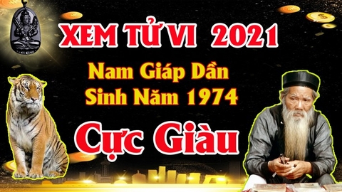 Xem tử vi nam tuổi giáp dần năm 2021 vận hạn ,tài lộc cách giải hạn sao bằng phong thủy