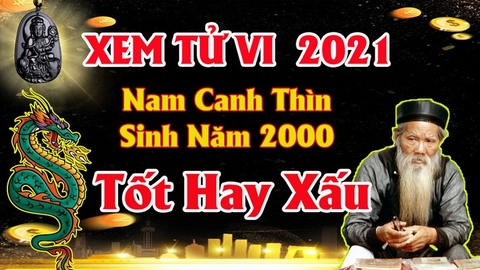 Xem tử vi nam tuổi canh thìn năm 2021 vận hạn  tài lộc cách giải hạn sao mang lại may mắn tài lộc