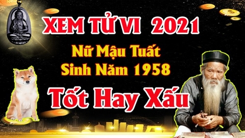 Xem tử vi nữ tuổi mậu tuất năm 2021 vận hạn tài lộc cách giải hạn sao mang lại may mắn tại lộc