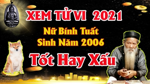 Xem tử vi nữ tuổi bính tuất năm 2021 vận hạn ,tài lộc cách giải hạn sao mang lại may mắn tài lộc