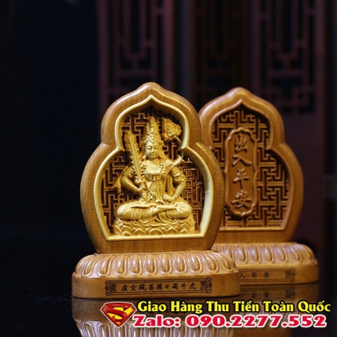 Tượng Phật  Để  Xe Ô Tô Hơp Tuổi Sửu ( Cao 9 Cm Rộng 7,5cm )