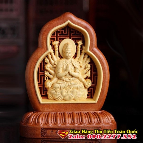Tượng Phật Để Xe Ô Tô Hơp Tuổi Tý  ( Cao 9 Cm Rộng 7,5cm )