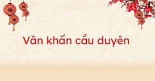 Văn khấn cầu duyên