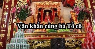 Văn khấn cúng bà Tổ Cô chuẩn nhất