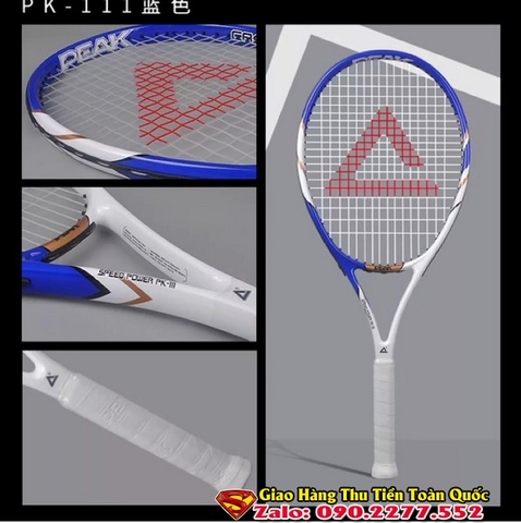 Vợt Tennis chính hãng PEAK , thân Carbon , nhẹ 280gram , - hàng trưng bày.