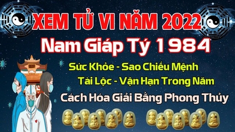 Xem Tử  Vi Năm 2022 Tuổi Giáp Tý 1984 Nam Mạng Sao Chiếu Mệnh, Hạn Tuổi, Công Danh, Tài Lộc Chi Tiết