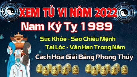 Xem Tử  Vi Năm 2022 Tuổi Kỷ Tỵ 1989 Nam  Mạng Sao Chiếu Mệnh, Hạn Tuổi, Công Danh, Tài Lộc Chi Tiết