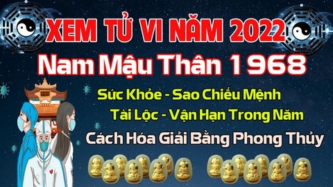 Xem Tử Vi Năm 2022 Tuổi Mậu Thân 1968 Nam Mạng Vận Hạn , Tài Lộc , Sao Chiếu Mệnh Chi Tiết Nhất