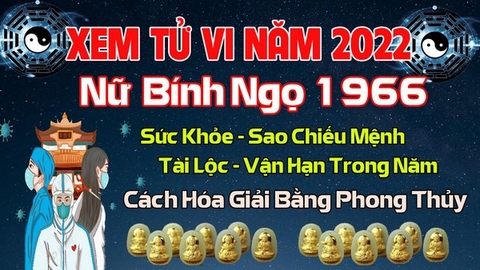 Xem Tử Vi Năm 2022 Tuổi Bính Ngọ 1966 Nữ  Mạng Vận Hạn , Tài Lộc , Sao Chiếu Mệnh Chi Tiết Nhất