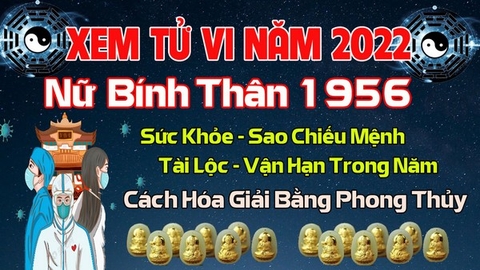 Xem Tử Vi Năm 2022 Tuổi Bính Thân 1956 Nữ Mạng Vận Hạn , Tài Lộc , Sao Chiếu Mệnh Chi Tiết Nhất