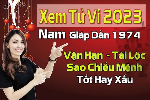 Xem Tử Vi Năm 2023 Nam Tuổi Giáp Dần 1974