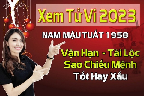 Xem Tử Vi Năm 2023 Nam Tuổi Mậu Tuất 1958