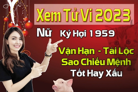 Xem Tử Vi Năm 2023 Nữ Tuổi Kỷ Hợi 1959