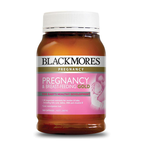 Vitamin Bầu Blackmores Pregnancy Gold 180 viên của Úc
