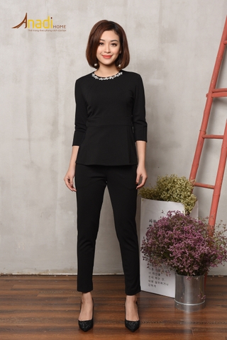 Bộ áo quần peplum - 735,000đ