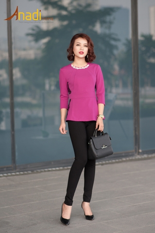 Áo peplum đính đá - 435,000đ