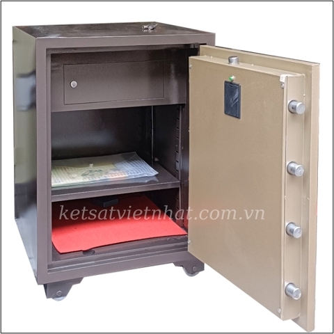 Nội thất két sắt gia đình chống cháy Việt Nhật VN99DM cơ đổi mã