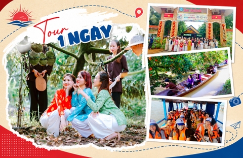 TOUR SÀI GÒN - CẦN THƠ 1 NGÀY. TỰ HÁI TRÁI CÂY TẠI VƯỜN