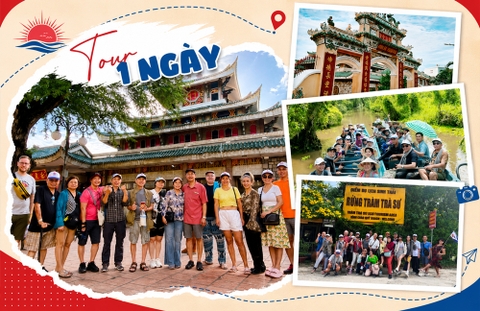 TOUR CẦN THƠ - CHÂU ĐỐC - MIẾU BÀ CHÚA XỨ - RỪNG TRÀ SƯ 1 NGÀY