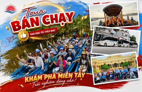 TOUR VIP CẦN THƠ 3N2Đ KHÁM PHÁ MIỀN TÂY – MIỀN ĐẤT HẠNH PHÚC & TRÁI NGỌT