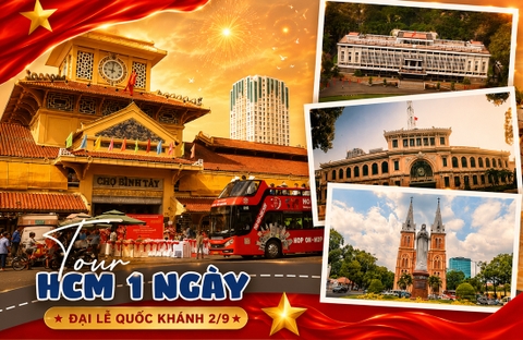 TOUR THAM QUAN HỒ CHÍ MINH CITY 1 NGÀY