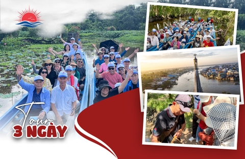 TOUR MIỀN TÂY 15 : SGN – CÁI BÈ - VĨNH LONG – LONG XUYÊN - CHÂU ĐỐC - CẦN THƠ .