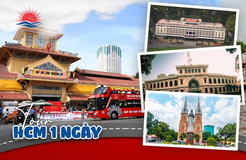 TOUR THAM QUAN HỒ CHÍ MINH CITY 1 NGÀY