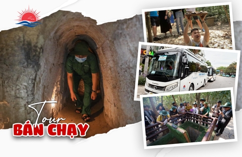 THAM QUAN ĐỊA ĐẠO CỦ CHI 1/2 NGÀY - SỐNG LẠI KÝ ỨC HÀO HÙNG