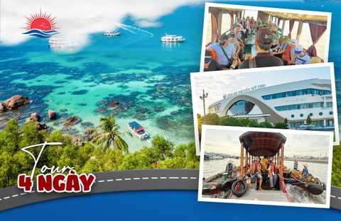 TOUR MIỀN TÂY 16 : SÀI GÒN - MỸ THO - BẾN TRE - CẦN THƠ - PHÚ QUỐC   4 NGÀY 3 ĐÊM