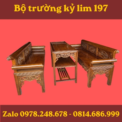 BỘ TRƯỜNG KỶ GỖ LIM 197