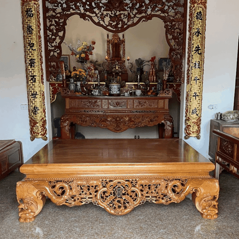 Bộ Sập Ngũ Phúc Gỗ Gụ Mai Thọ